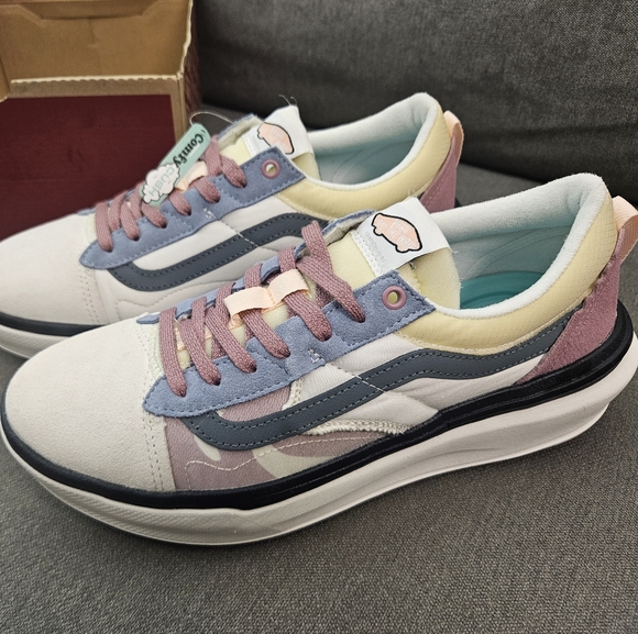 Vans Old Skool Over Multicolor Pastel Sneakers Men 11.5 Women 13 - Picture 1 of 6